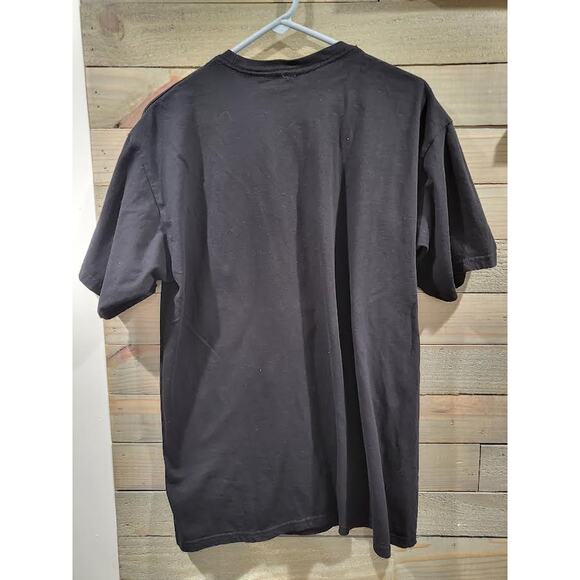 SHHH Brand "Money Is Always On My Mind" Black Skull Design LARGE T-Shirt - Picture 3 of 4